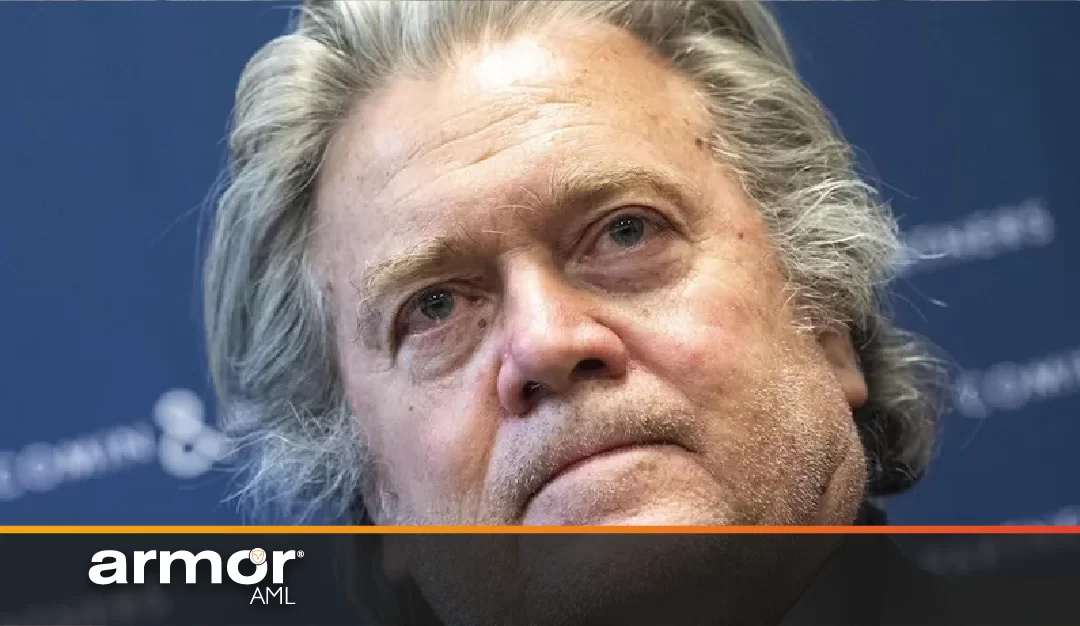 Acusan a Steve Bannon de lavado de dinero en caso del muro fronterizo