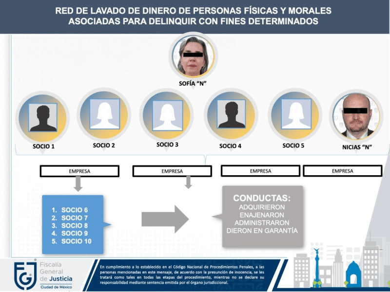 Red de lavado de dinero Cartel inmobiliario