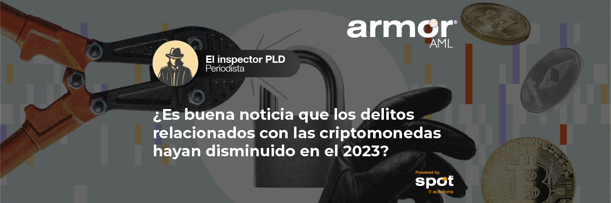 Reducción de delitos con criptomonedas en 2023 - Análisis de Chainalysis
