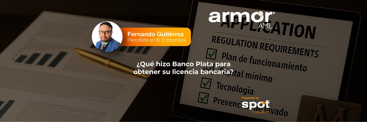 ¿Qué hizo Banco Plata para obtener su licencia bancaria?